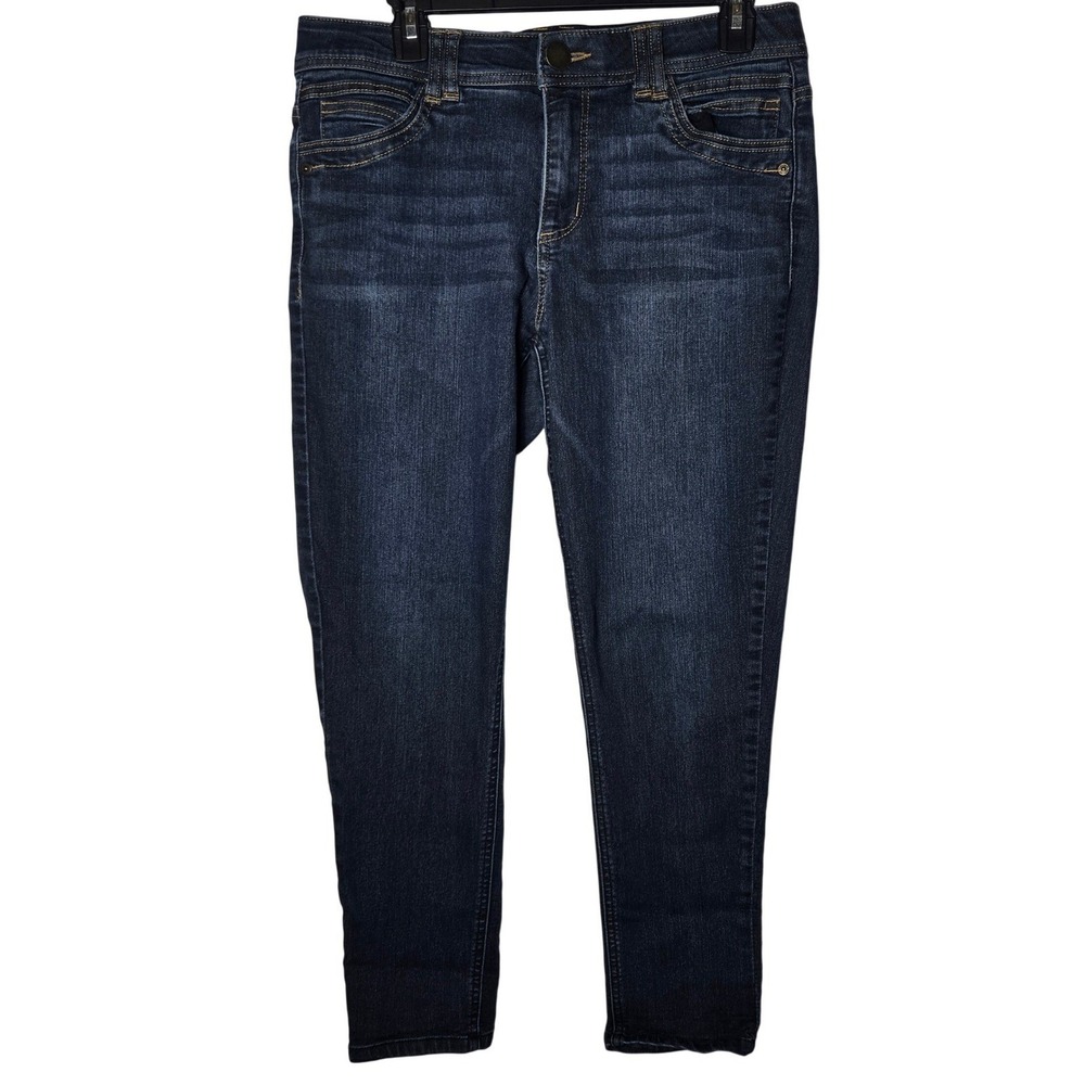Democracy Ab Technology Dark Wash Skinny Jeans 10 Stretch Casual Comfort Classic